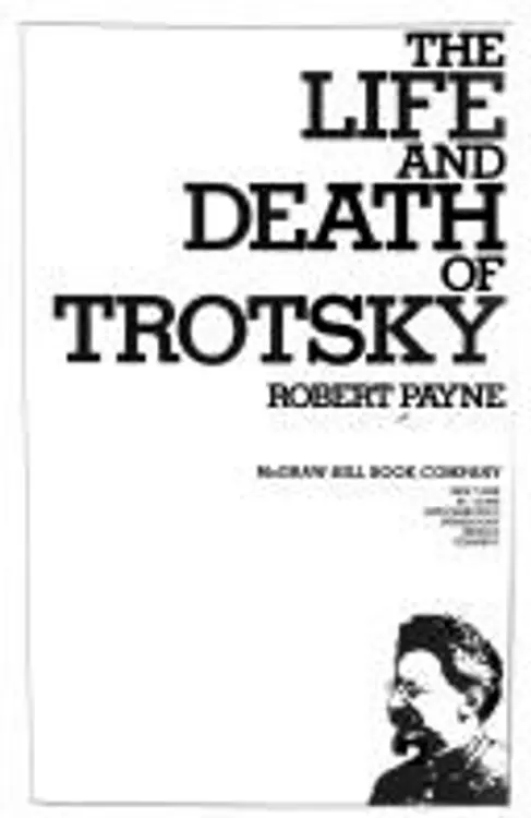 The life and death of Trotsky cover