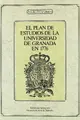 Cover image for El plan de estudios de la Universidad de Granada en 1776
