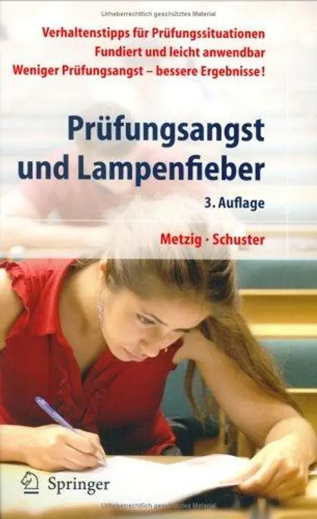 Prüfungsangst und Lampenfieber: Bewertungssituationen vorbereiten und meistern cover