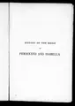Cover image for History of the reign of Ferdinand and Isabella