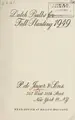 Cover image for Dutch bulbs for fall planting 1949