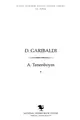 Cover image for D. Garibaldi