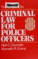 Cover image for Criminal law for police officers