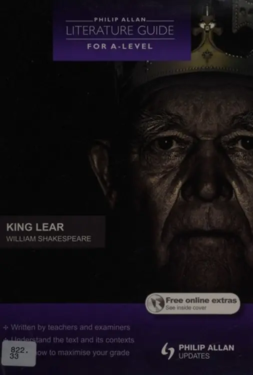 King Lear, William Shakespeare cover