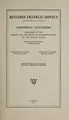 Cover image for Benjamin Franklin Shively