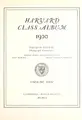 Cover image for Harvard class album