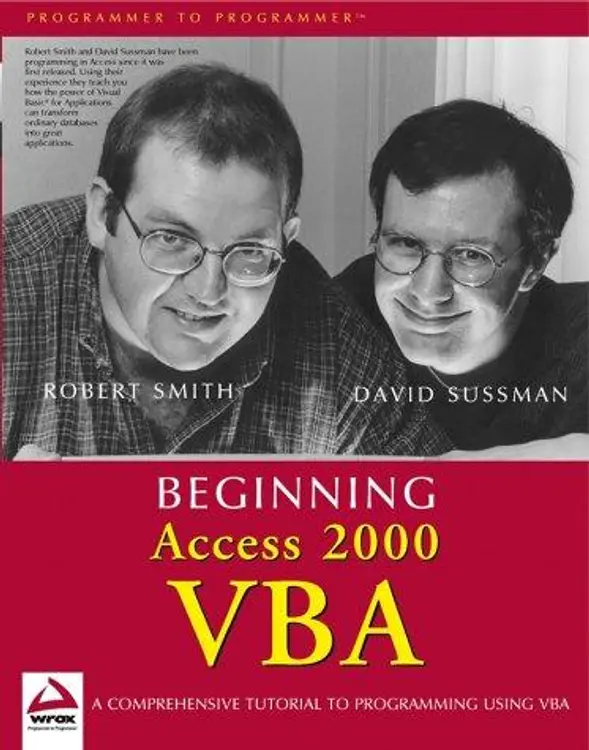 Beginning Access 2000 VBA cover