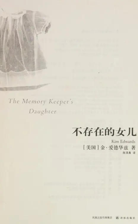 Bu cun zai de nü er: The memory keeper's daughter cover