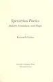 Cover image for Spenserian poetics