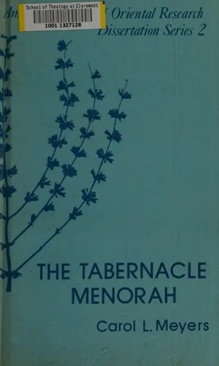The tabernacle menorah: a synthetic study of a symbol from the Biblical cult cover