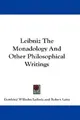 Cover image for Leibniz The Monadology And Other Philosophical Writings