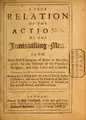 Cover image for A true relation of the actions of the Inniskilling-men