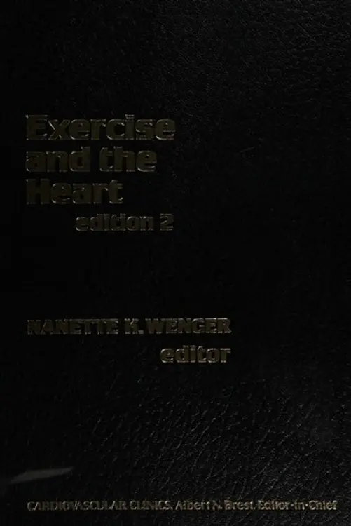 Exercise and the Heart (Cardiovascular Clinics) cover