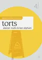 Cover image for Torts (Macmillan Law Masters)