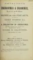 Cover image for Catalogue of engravings & drawings by and after the old masters, and books on the fine arts, the property of George Richmond, R.A. ...