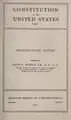 Cover image for Constitution of the United States