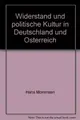 Cover image for Widerstand und politische Kultur in Deutschland und Österreich