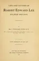 Cover image for Life and letters of Robert Edward Lee