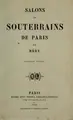 Cover image for Salons et souterrains de Paris