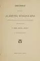 Cover image for Discursos leídos en la Academía Venezolana correspondiente de la Real Española en la recepción pública del señor doctor Pedro Manuel Arcaya, el día 28 de enero de 1917