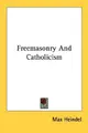 Cover image for Freemasonry And Catholicism