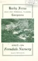 Cover image for Hardy ferns, wild and perennial flowers, evergreens