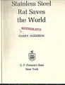 Cover image for The Stainless Steel Rat Saves the World