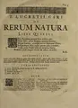 Cover image for De rerum natura libri sex