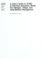 Cover image for A user's guide to NTRM, a soil-crop simulation model for nitrogen, tillage, and crop-residue management