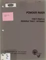 Cover image for Powder River tract profile, Rockpile tract, Wyoming