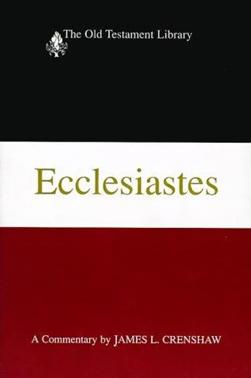 Ecclesiastes: a commentary cover
