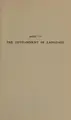 Cover image for Language; its nature, development and origin