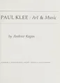 Cover image for Paul Klee/art & music
