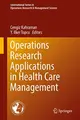 Cover image for Operations Research Applications in Health Care Management