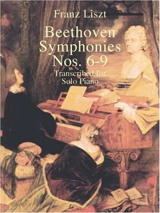 Beethoven Symphonies Nos. 6-9 Transcribed for Solo Piano cover