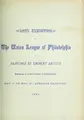 Cover image for Loan exhibition by the Union League of Philadelphia of paintings by eminent artists