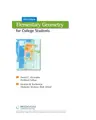 Cover image for Elementary geometry for college students