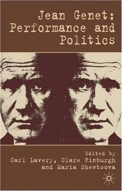 Jean Genet: Performance and Politics cover