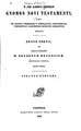Cover image for D. Joh. Alberti Bengelii Gnomon Novi Testamenti