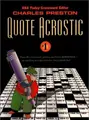Cover image for Quote Acrostic 1 (Quote Acrostic) (Quote Acrostic)