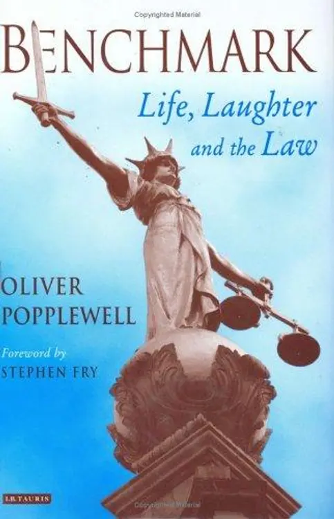 Benchmark: life, laughter, and the law cover