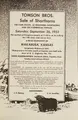Cover image for Tomson Bros., sale of shorthorns