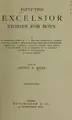 Cover image for Fifty-two excelsior stories for boys