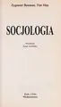 Cover image for Socjologia