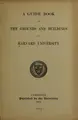 Cover image for A guide book to the grounds and buildings of Harvard university.