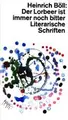 Cover image for Der Lorbeer ist immer noch bitter