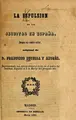 Cover image for La espulsión [i.e. expulsión] de los jesuitas en España