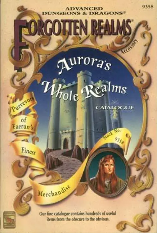 Aurora's Whole Realms Catalogue (Accessory, Forgotten Realms Game): Perveyors of Faerun's Finest Merchandise cover
