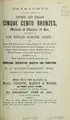 Cover image for Catalogue of a small collection of antique and Italian cinque cento bronzes, medals & objects of art, the property of Sir Edgar Boehm, Bart