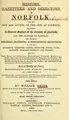 Cover image for History, gazetteer and directory of Norfolk, and the city and county of the city of Norwich